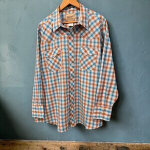 WRANGLER Men's Western Button-Down Shirt